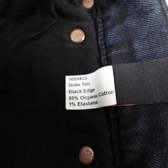 Nudie Organic Grim Trim Jeans Men's 30x31 Slim Straight Stretch Denim - Picture 6 of 14